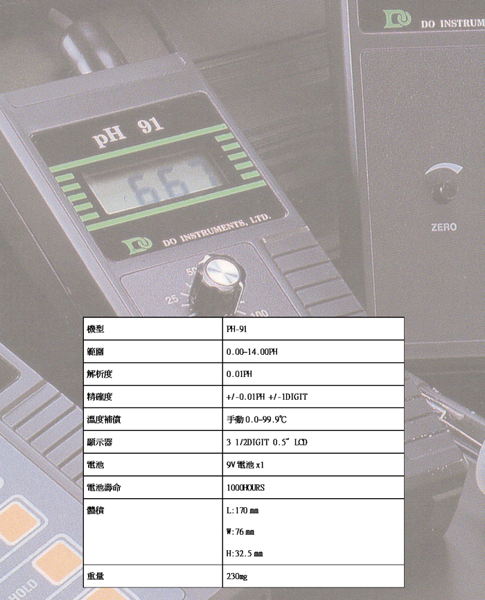 PH-91酸鹼度測試器的第2張圖片